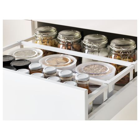 Высокий шкаф/2дверцы/4ящика, белый/Веддинге белый 60x60x220 см IKEA METOD МЕТОД / MAXIMERA МАКСИМЕРА 893.764.91