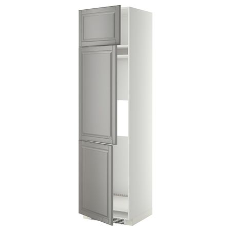 Высокий шкаф для холодильник, морозилки, 3 дверцы, 60x60x220 cm IKEA METOD МЕТОД 794.661.28