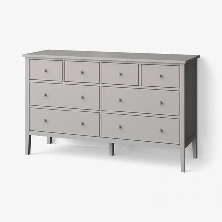 GULLABERG Комод с 8 ящиками - серый 168x48x100 см