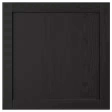 LERHYTTAN Дверь - черная морилка 60x60 см