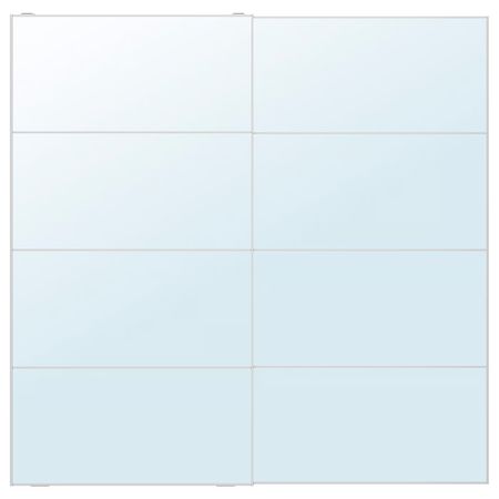 AULI Пара раздвижных дверей - зеркальное стекло 200x201 см