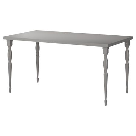 Стол ЛИННМОН / НИПЕН, серый (150x75 см)