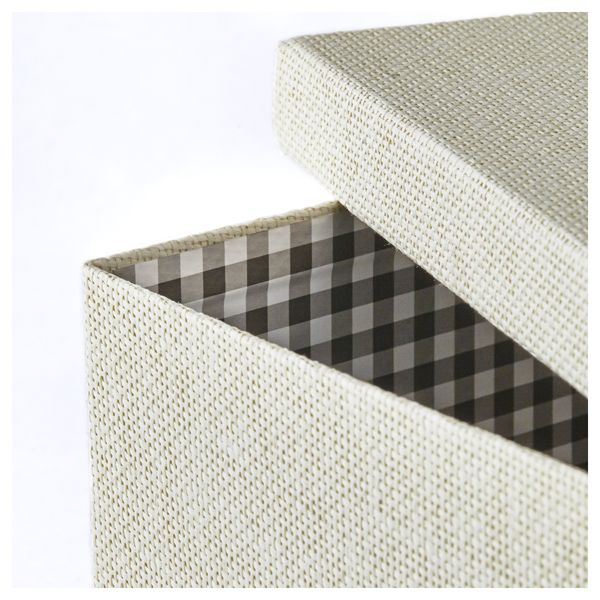 Коробка с крышкой КВАРНВИК, белый - фото 2