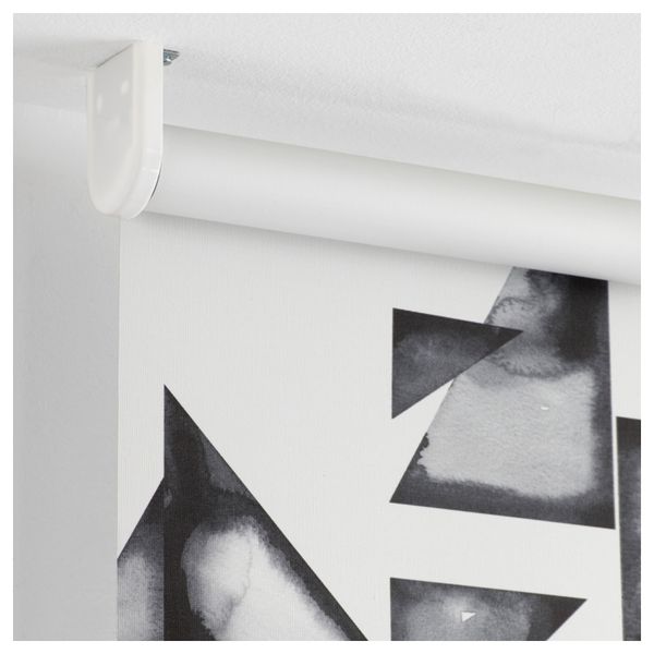 Рулонная штора, блокирующая свет ИКЕА ПС 2017, серый (100x195 см) - фото 4