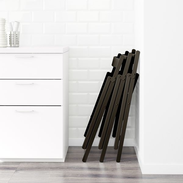 Стул складной, черный IKEA TERJE ТЕРЬЕ 903.609.55 - фото 5