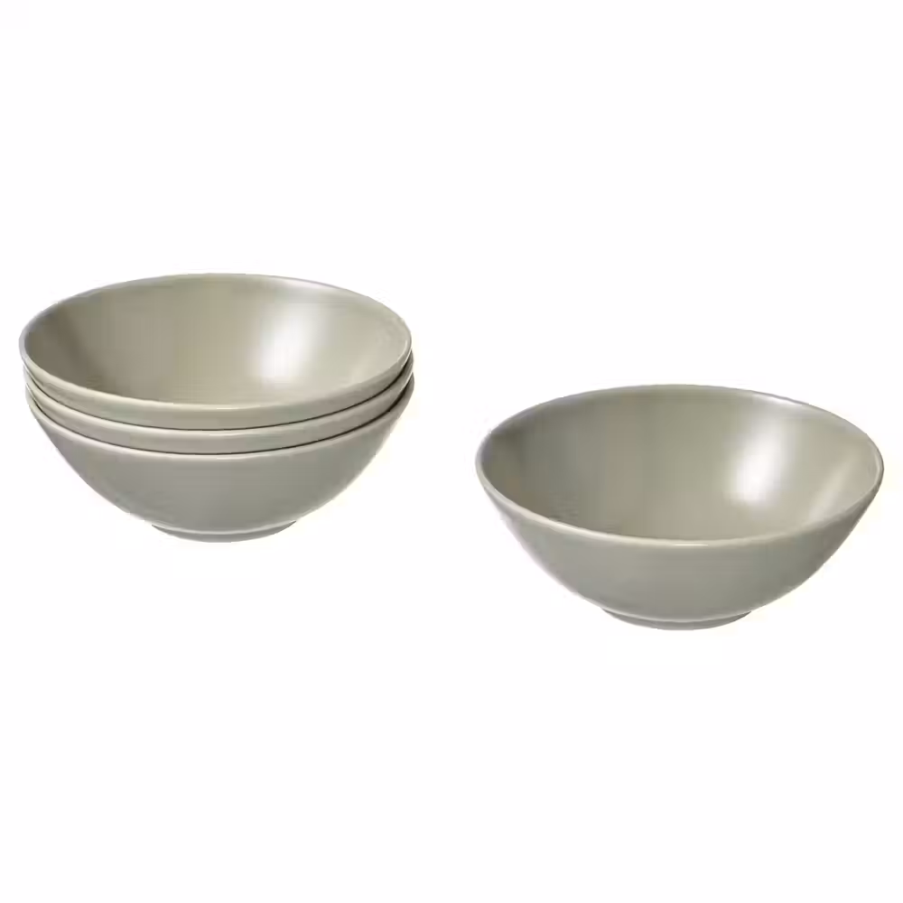 FÄRGKLAR Миска - матовая поверхность зеленый 16 см - фото 1