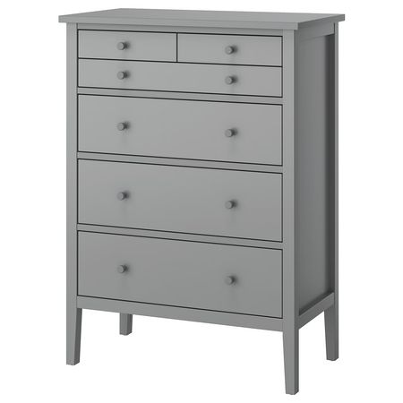 GULLABERG Комод с 6 ящиками - серый 89x48x122 см