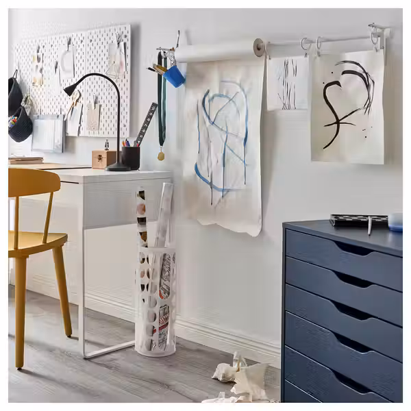 VARIERA Контейнер многофункциональный - белый - схема-чертеж с размерами