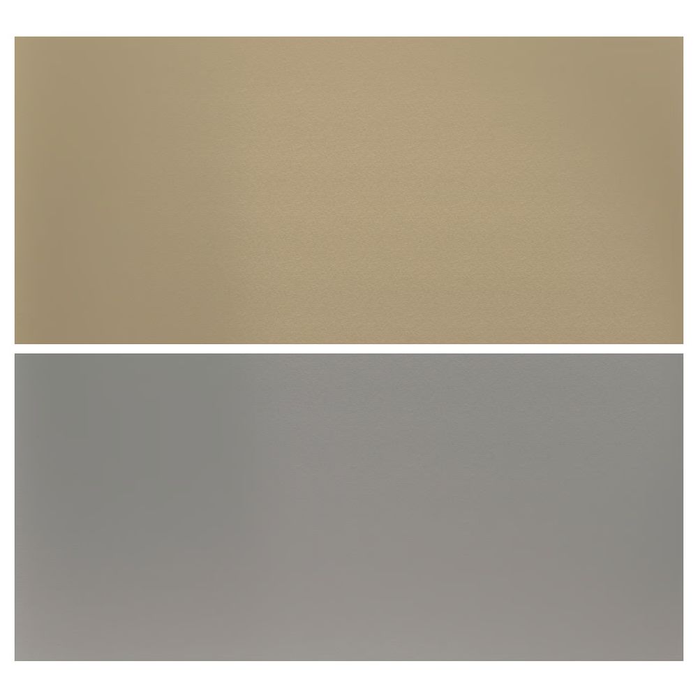 LYSEKIL Настенная панель - двусторонний нержавеющ сталь/латунь 119.6x55 см - фото 1