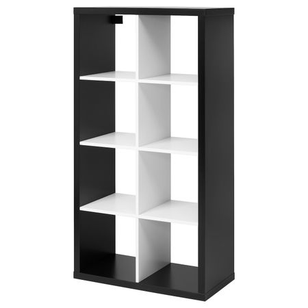 Стеллаж, черный, белый, 77x147 см IKEA КАЛЛАКС 103.791.43
