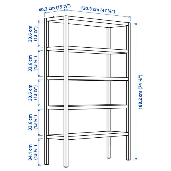 IKEA, дополнительный ракурс - схема-чертеж с размерами