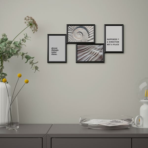 Открытка, 10x15 см, Важные вещи требуют времени IKEA YLLEVAD ЮЛЛЕВАД 605.544.03 - схема-чертеж с размерами