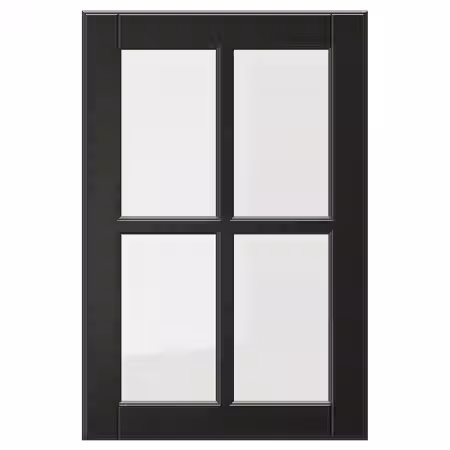 BODBYN Стеклянная дверь - чёрный 40x60 см