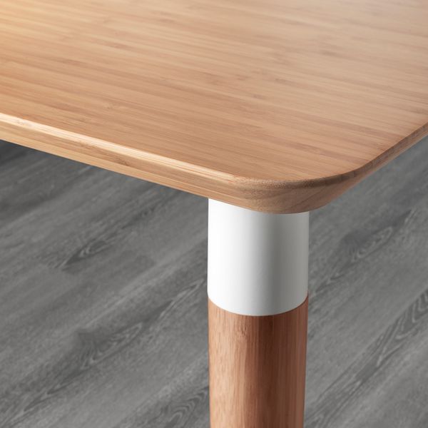 Стол, бамбук 140x65 см IKEA HILVER ХИЛВЕР 292.792.66 - схема-чертеж с размерами