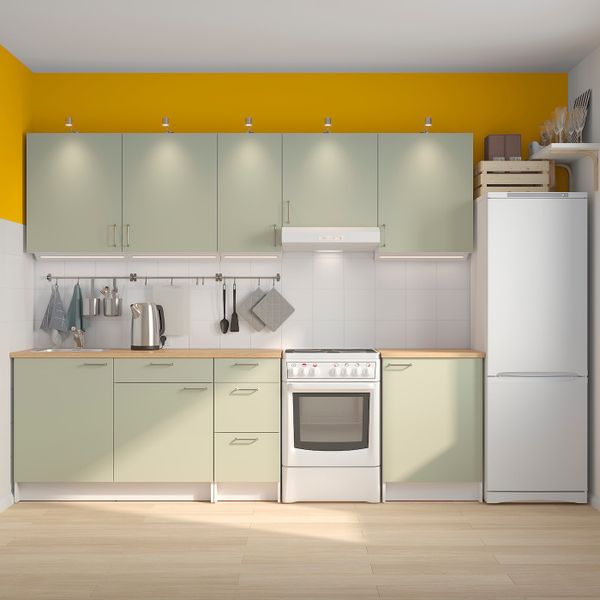 IKEA в интерьере - схема-чертеж с размерами