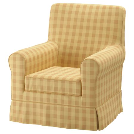 Кресло ЭННИЛУНД, Скафтарп, желтый клетка