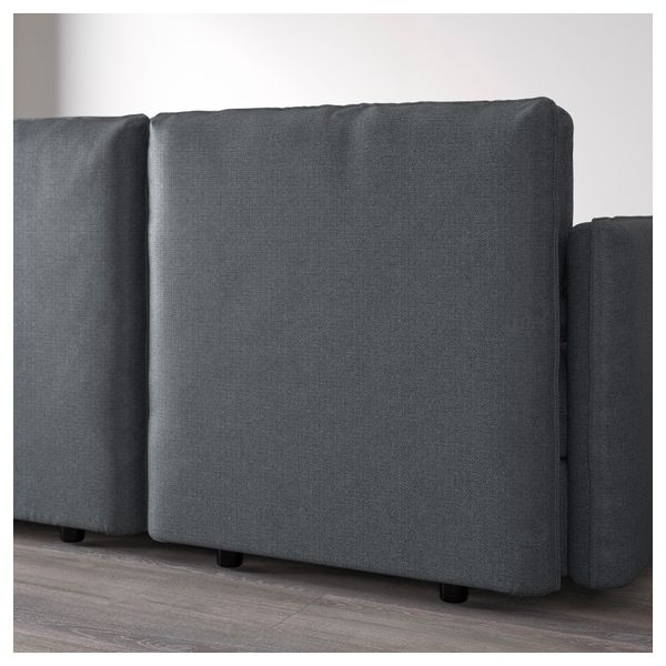 4-местный диван ВАЛЛЕНТУНА, Хилларед темно-серый - фото 6