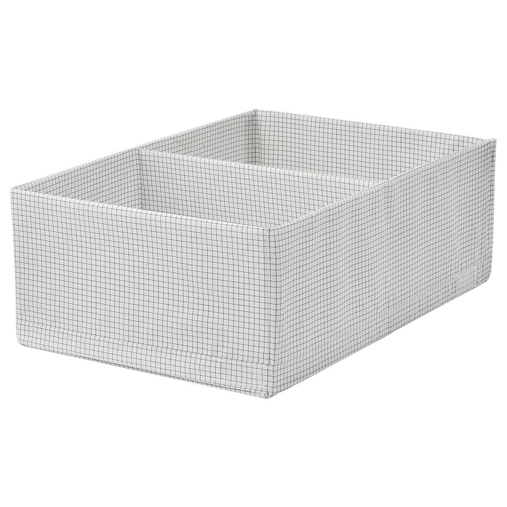 Ящик с отделениями, белый, серый 34x51x18 см IKEA СТУК 903.644.87 - фото 1