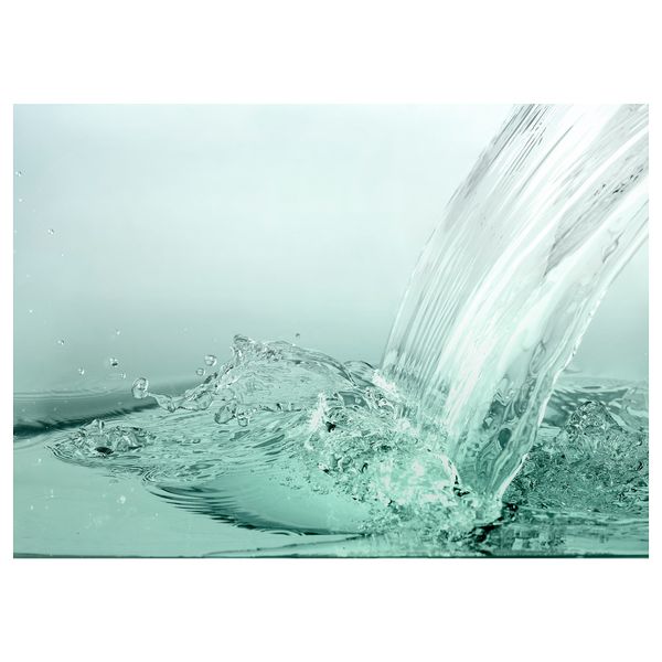 Ароматическая свеча в стакане ФРИСКХЕТ, бирюзовый Водный поток, бирюзовый (9 см) - схема-чертеж с размерами