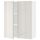 Навесной шкаф с полками, 2 дверцы, белый, Ringhult светло-серый, 80x100 см IKEA METOD МЕТОД 494.593.65