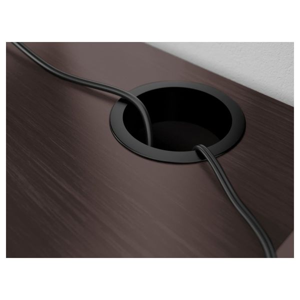 Письменный стол, черно-коричневый 73x50 см IKEA MICKE МИККЕ 403.739.22 - фото 6