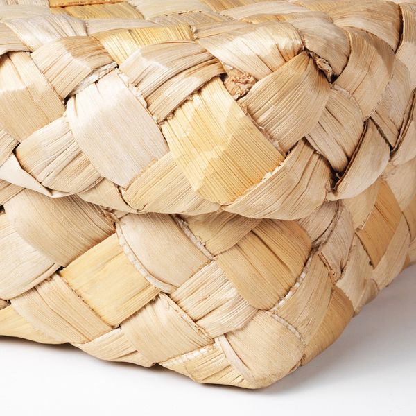 Коробка с крышкой, ручная работа волокно банана 20x20x11 см IKEA ХАНТВЕРК 104.499.71 - фото 2