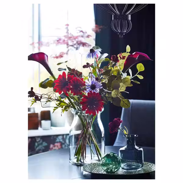 BEGÄRLIG Ваза - прозрачное стекло 29 см - фото 5