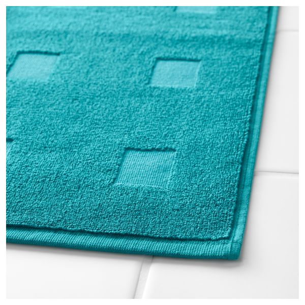 Коврик для ванной СКУГХАЛЬ, бирюзовый (50x80 см) - фото 2