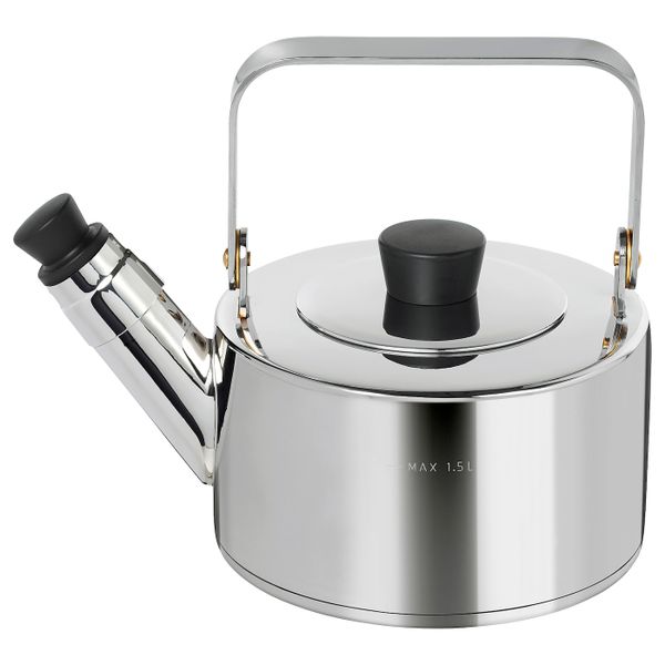Чайник, нержавеющая сталь 1.5 л IKEA METALLISK МЕТАЛЛИСК 203.602.23 - фото 1