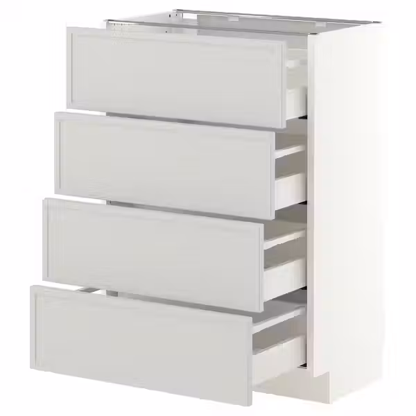 METOD / MAXIMERA Напольный шкаф 4 фасада/4 ящика - фото 1