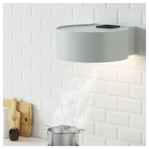 Колпак вытяжного шкафа стенного крепления УДДЕН, серо-зеленый - фото 3