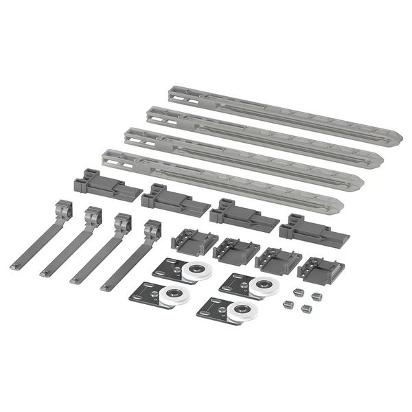 SKYTTA Крепления д/направлящей с 2 пазами - схема-чертеж с размерами