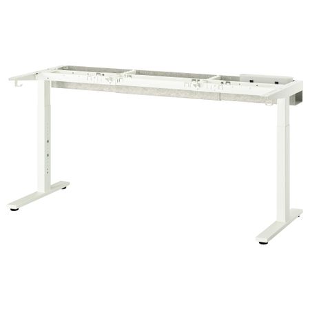 Подстолье для письменного стола, 120, 140, 160x60 см, белый IKEA MITTZON 305.279.20
