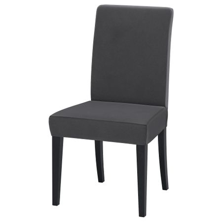 Стул ХЕНРИКСДАЛЬ, темно-коричневый, Дьюпарп темно-серый