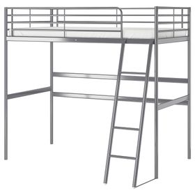 Каркас кровати-чердака, 90x200 см, серебристый IKEA SVÄRTA СВЭРТА 202.479.82