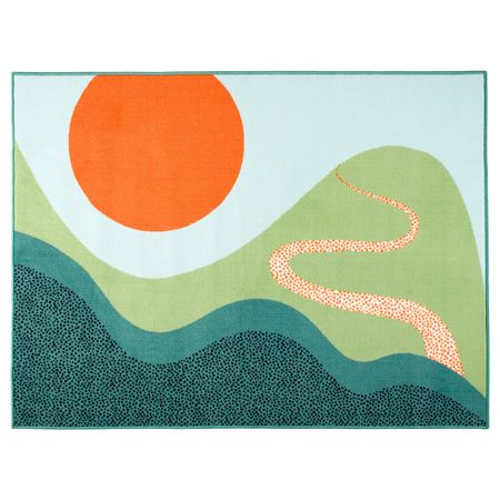 Ковер, короткий ворс, разноцветный, 120x160 см IKEA ЛАТТО 303.578.09