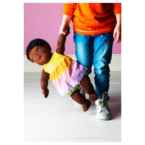 Кукла ЛЕККАМРАТ, зеленый - схема-чертеж с размерами