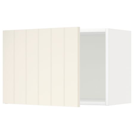 Шкаф навесной МЕТОД, белый, Хитарп белый с оттенком