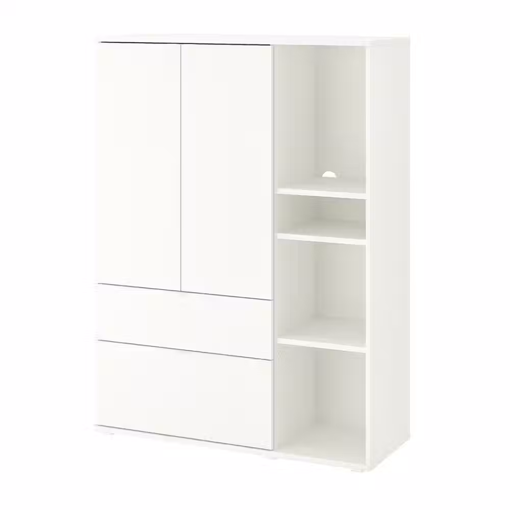 VIHALS Модуль для хранения - белый 105x37x140 см - фото 1