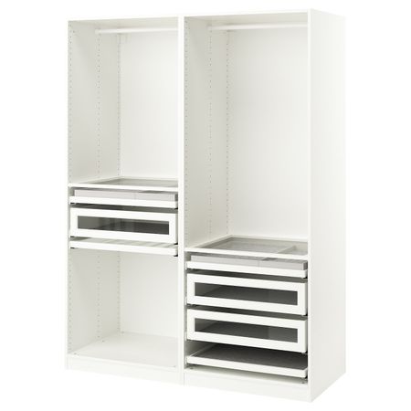 Гардероб, комбинация, белый 150x58x201 см IKEA PAX ПАКС 493.242.63