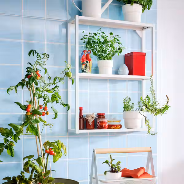 FÖRENLIG Кашпо - д/дома/улицы белый 9 см - фото 2