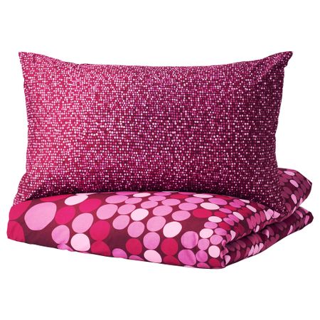 Пододеяльник и 1 наволочка СМОРБОЛЬ, темно-розовый