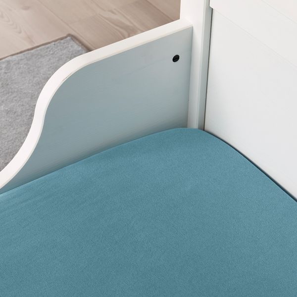 Натяжная простыня для раздвижной кровати,2шт, бирюзовый IKEA ЛЕН 504.018.87 - фото 4