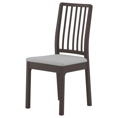 Стул, темно-коричневый/Оррста светло-серый IKEA EKEDALEN ЭКЕДАЛЕН 603.578.17