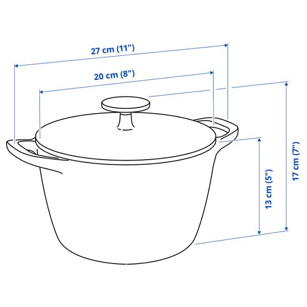 IKEA, дополнительный ракурс - схема-чертеж с размерами