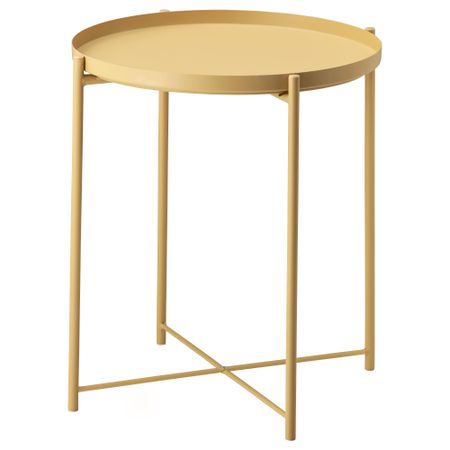 Стол сервировочный ГЛАДОМ, светло-желтый (45x53 см)