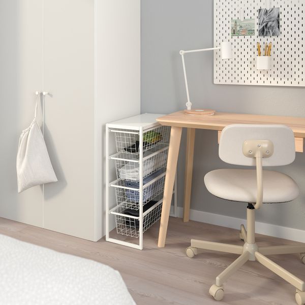 Комбинация для хранения, белый 25x51x70 см IKEA JONAXEL ЙОНАКСЕЛЬ 693.050.89 - схема-чертеж с размерами