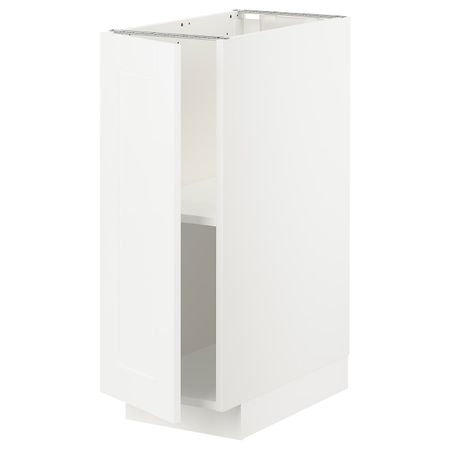 Напольный шкаф с полками, белый/Сэведаль белый 30x60 см IKEA METOD МЕТОД 394.469.48