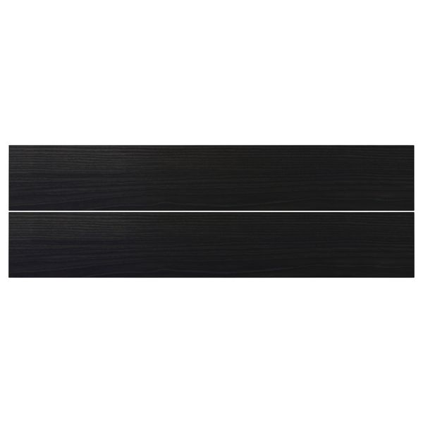 Фронтальная панель ящика ТИНГСРИД, под дерево черный - фото 1