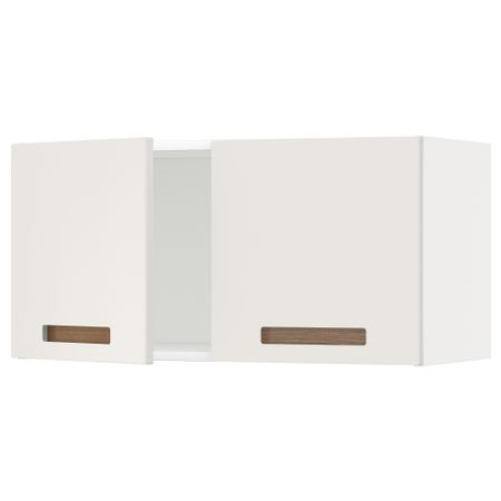 Навесной шкаф с 2 дверями МЕТОД, белый, Мэрста белый (80x40 см)